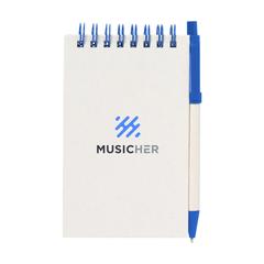 Vue Milk-Carton Smart Note Set bloc-notes de couleur bleu| Krokrodeal