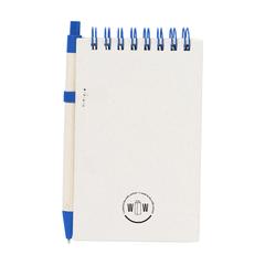 Vue Milk-Carton Smart Note Set bloc-notes de couleur bleu| Krokrodeal