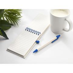 Vue Milk-Carton Smart Note Set bloc-notes de couleur bleu| Krokrodeal