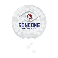Vue Circle Mint boîte de bonbons de couleur translucide| Krokrodeal