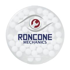 Vue Circle Mint boîte de bonbons de couleur translucide| Krokrodeal