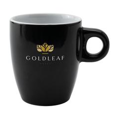 Vue CoffeeCup mug de couleur noir| Krokrodeal