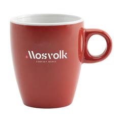 Vue CoffeeCup mug de couleur rouge| Krokrodeal