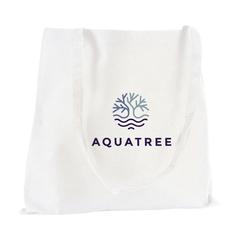 Vue Shopper GRS RPET sac shopping de couleur blanc| Krokrodeal