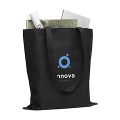 Vue Shopper GRS RPET sac shopping de couleur noir| Krokrodeal