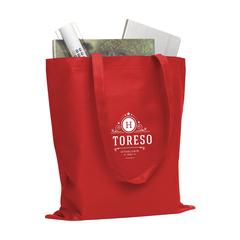 Vue Shopper GRS RPET sac shopping de couleur rouge| Krokrodeal