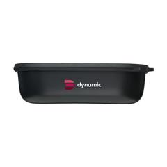 Vue Mepal Cirqula bol rectangulaire multi-usage 2L lunchbox de couleur noir| Krokrodeal