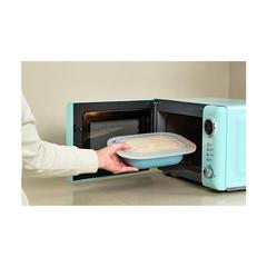 Vue Mepal Cirqula bol rectangulaire multi-usage 2L lunchbox de couleur noir| Krokrodeal