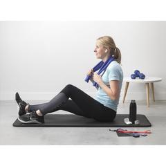 Vue CoolDown RPET serviette de sport de couleur bleu| Krokrodeal