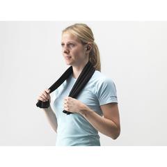 Vue CoolDown RPET serviette de sport de couleur noir| Krokrodeal
