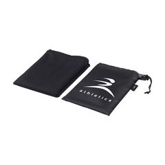 Vue CoolDown RPET serviette de sport de couleur noir| Krokrodeal