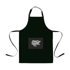 Vue Cocina Organic Cotton (180 g/m²) tablier de couleur noir| Krokrodeal