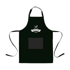 Vue Cocina Organic Cotton (180 g/m²) tablier de couleur noir| Krokrodeal