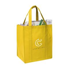 Vue ShopXL sac shopping de couleur jaune| Krokrodeal