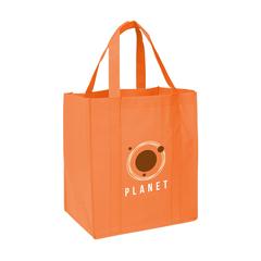 Vue ShopXL sac shopping de couleur orange| Krokrodeal