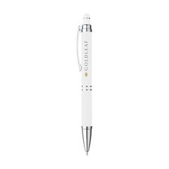 Vue Luna Soft Touch stylo de couleur blanc| Krokrodeal
