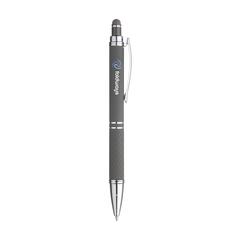 Vue Luna Soft Touch stylo de couleur gris| Krokrodeal