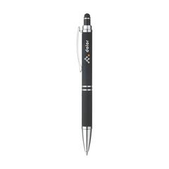 Vue Luna Soft Touch stylo de couleur noir| Krokrodeal