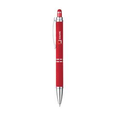 Vue Luna Soft Touch stylo de couleur rouge| Krokrodeal