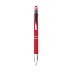 Vue Luna Soft Touch stylo de couleur rouge| Krokrodeal