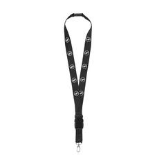 Vue KeyCordSafety 2,4 cm tour de cou de couleur noir| Krokrodeal