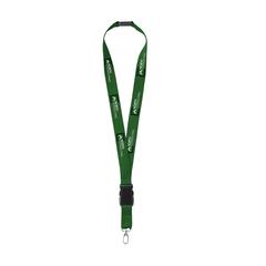 Vue KeyCordSafety 2,4 cm tour de cou de couleur vert| Krokrodeal