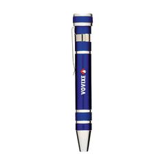 Vue Toolpen tournevis de couleur bleu| Krokrodeal