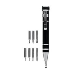 Vue Toolpen tournevis de couleur noir| Krokrodeal