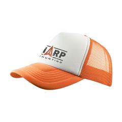 Vue Trucker casquette de couleur orange| Krokrodeal