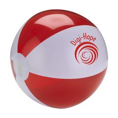 Vue BeachBall Ø 24 cm de couleur rouge| Krokrodeal