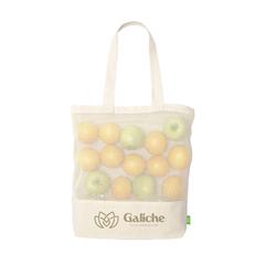 Vue Natura Organic Mesh Shopper (180 g/m²) sac shopping de couleur beige| Krokrodeal