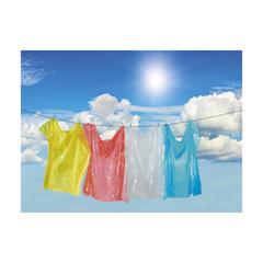 Vue Clear veste de pluie de couleur jaune| Krokrodeal