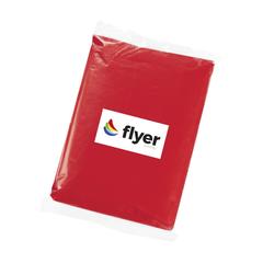 Vue Clear veste de pluie de couleur rouge| Krokrodeal