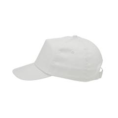 Vue Uni casquette de couleur blanc| Krokrodeal