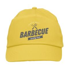 Vue Uni casquette de couleur jaune| Krokrodeal