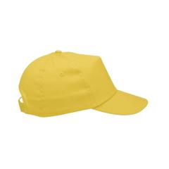 Vue Uni casquette de couleur jaune| Krokrodeal