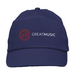 Vue Uni casquette de couleur bleu| Krokrodeal