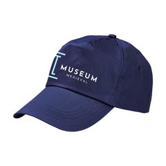 Vue Uni casquette de couleur bleu| Krokrodeal