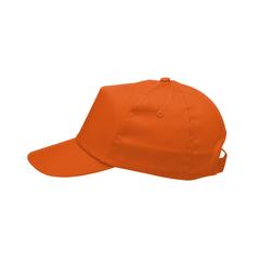 Vue Uni casquette de couleur orange| Krokrodeal