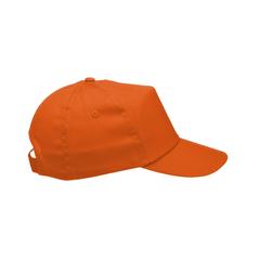 Vue Uni casquette de couleur orange| Krokrodeal