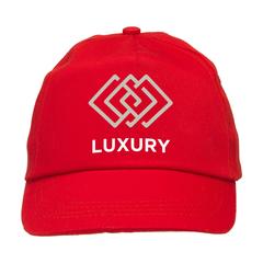 Vue Uni casquette de couleur rouge| Krokrodeal