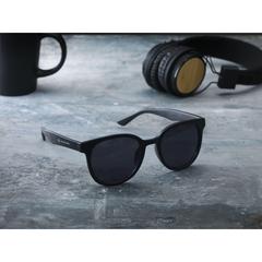 Vue Eco Wheatstraw lunettes de soleil paille de blé de couleur noir| Krokrodeal