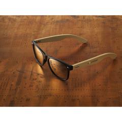 Vue Malibu Eco-Mix lunettes soleil paille de blé de couleur noir| Krokrodeal