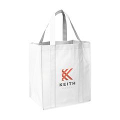 Vue Shop XL GRS RPET sac shopping de couleur blanc| Krokrodeal