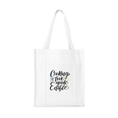 Vue Shop XL GRS RPET sac shopping de couleur blanc| Krokrodeal