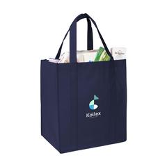 Vue Shop XL GRS RPET sac shopping de couleur bleu| Krokrodeal