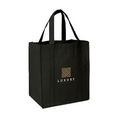 Vue Shop XL GRS RPET sac shopping de couleur noir| Krokrodeal