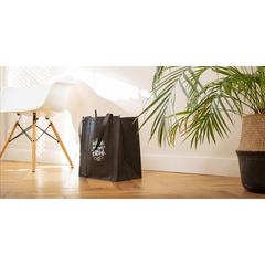 Vue Shop XL GRS RPET sac shopping de couleur noir| Krokrodeal