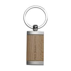 Vue Midway porte-clés de couleur marron| Krokrodeal