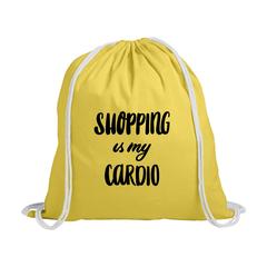 Vue PromoColour (120 g/m²) sac à dos de couleur jaune| Krokrodeal